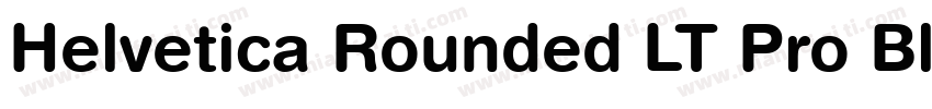 Helvetica Rounded LT Pro Black字体转换